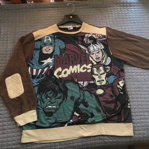 BROWN MARVEL x MAD ENGINE LONGSLEEVE XXL